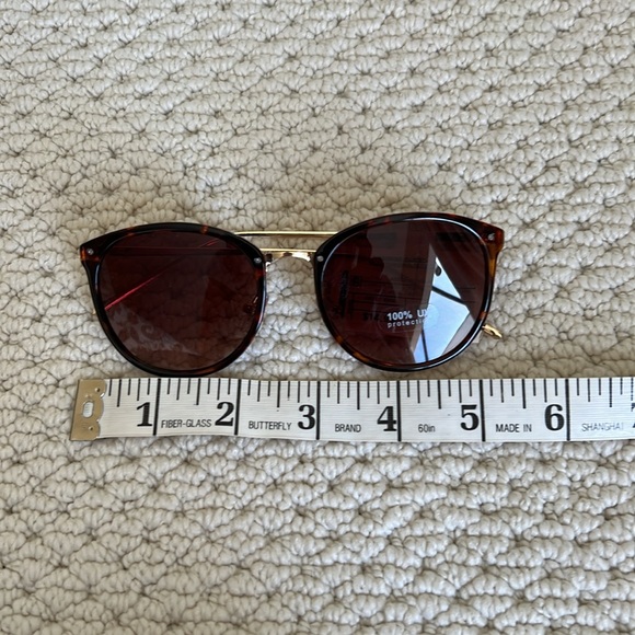 NWT A New Day Sunglasses- tortoise shell fans gold frames - Picture 5 of 6